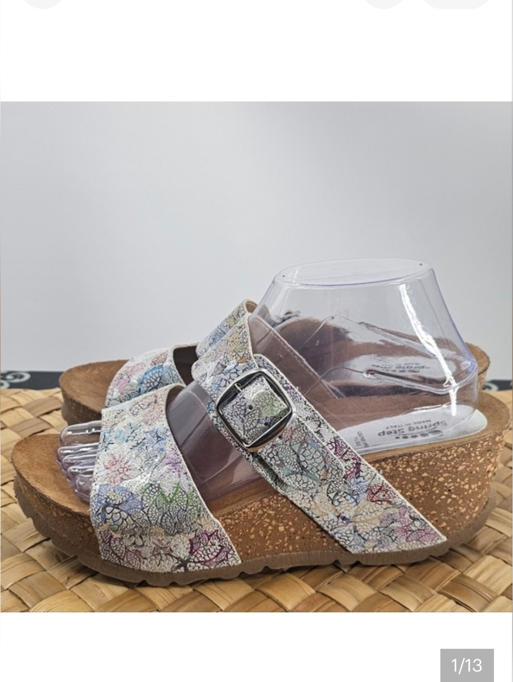 Spring Step Leather Sandals Size 40